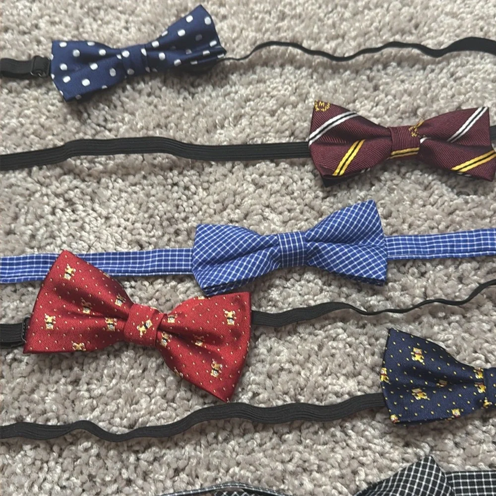 Kids Multi-Pattern Bow Tie Set - Assorted Colors